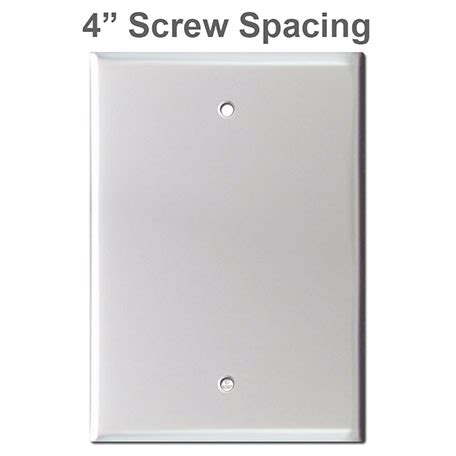 2 3 4 inch spacing electrical box cover|screw hole spacing for electrical lights.